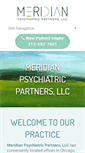 Mobile Screenshot of meridianpsychiatricpartners.com